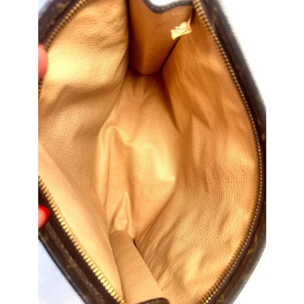 Louis Vuitton Monogram Trousse Toiletry 26 Crossbody Clutch Insert/gold chain